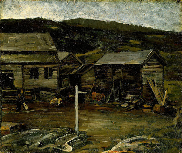 Autumn Evening at the Farm Øylo 1879