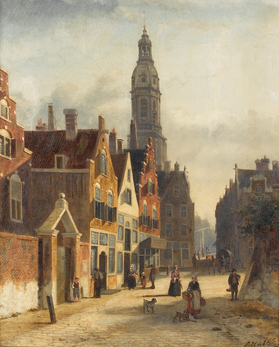 A Busy Dutch Street