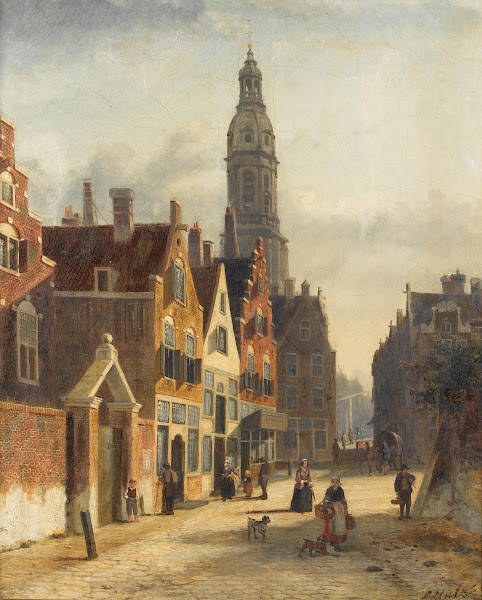 A Busy Dutch Street