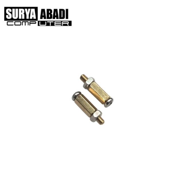 Spacer PCB Kaki Kuningan 10mm 1cm