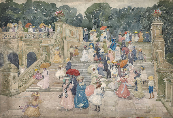 The Terrace Bridge Central Park 1901