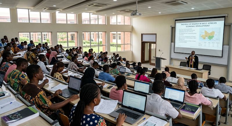 A university lecture hall