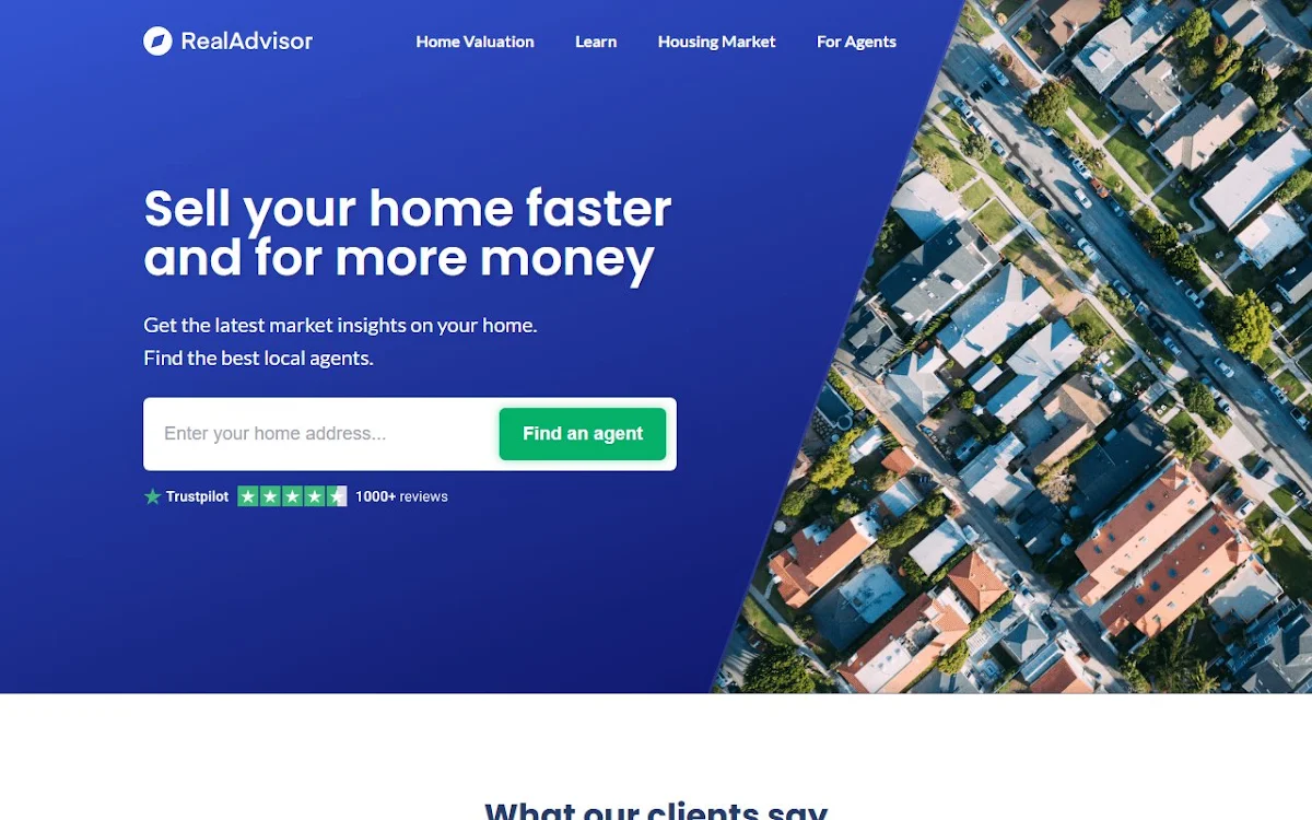 Captura de RealAdvisor