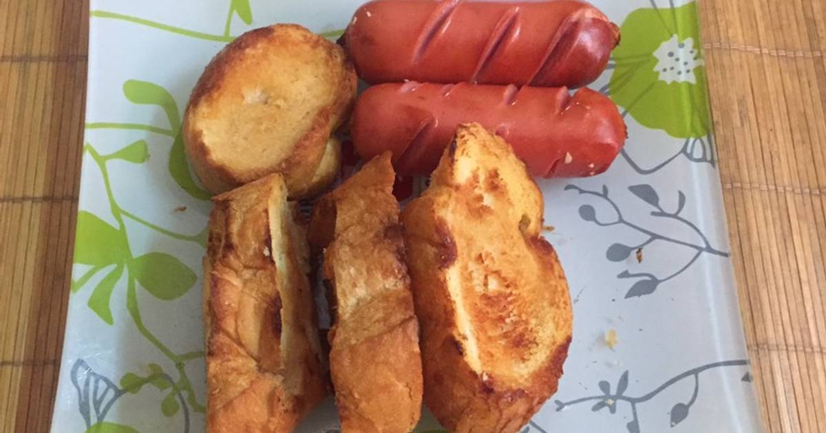 Bánh mỳ nướng mật ong bằng nồi chiên không dầu