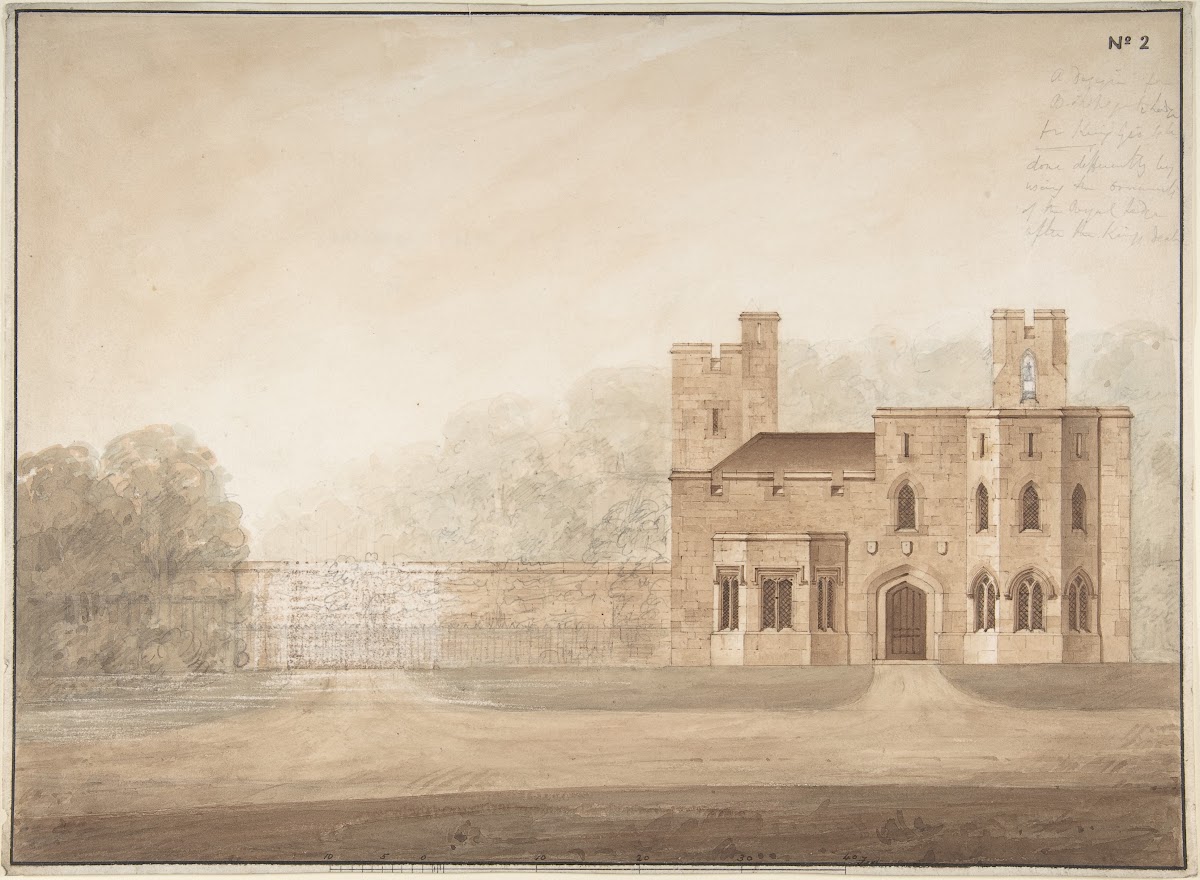 Design for Bishopsgate Lodge at Windsor Castle Berkshire ca 182030