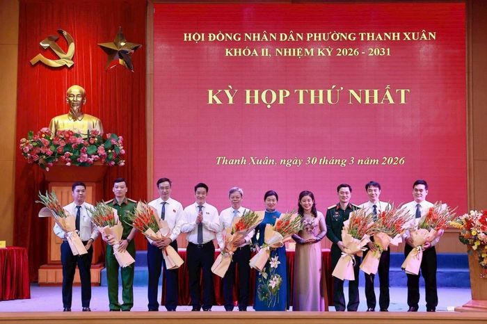 Phường Thanh Xuân kiện toàn nhân sự chủ chốt - Đài Phát thanh và truyền hình Hà Nội