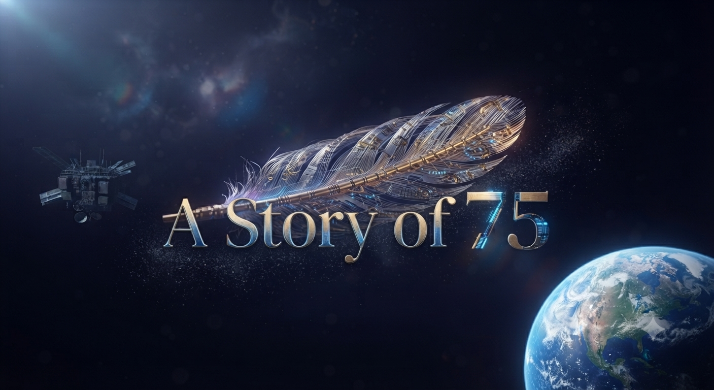 A Story of 75 Title Art