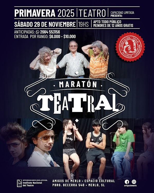 🎭MARATÓN TEATRAL🎭