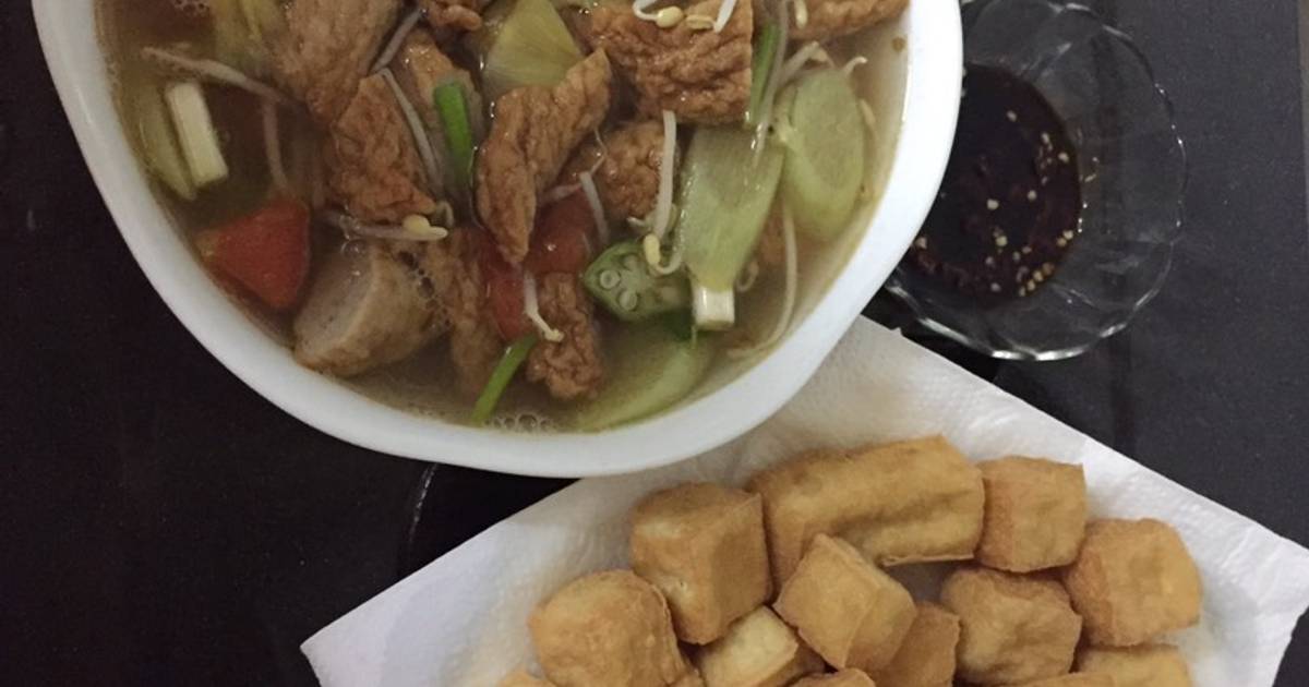 Have A Nice Weekend
 Canh chua chả cá và tàu hủ chiên