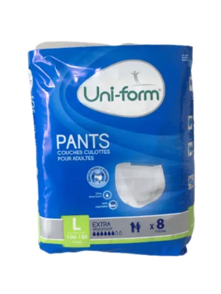 COUCHES ADULTE UNIFORM LARGE SCRATCH B/8    T-Large-