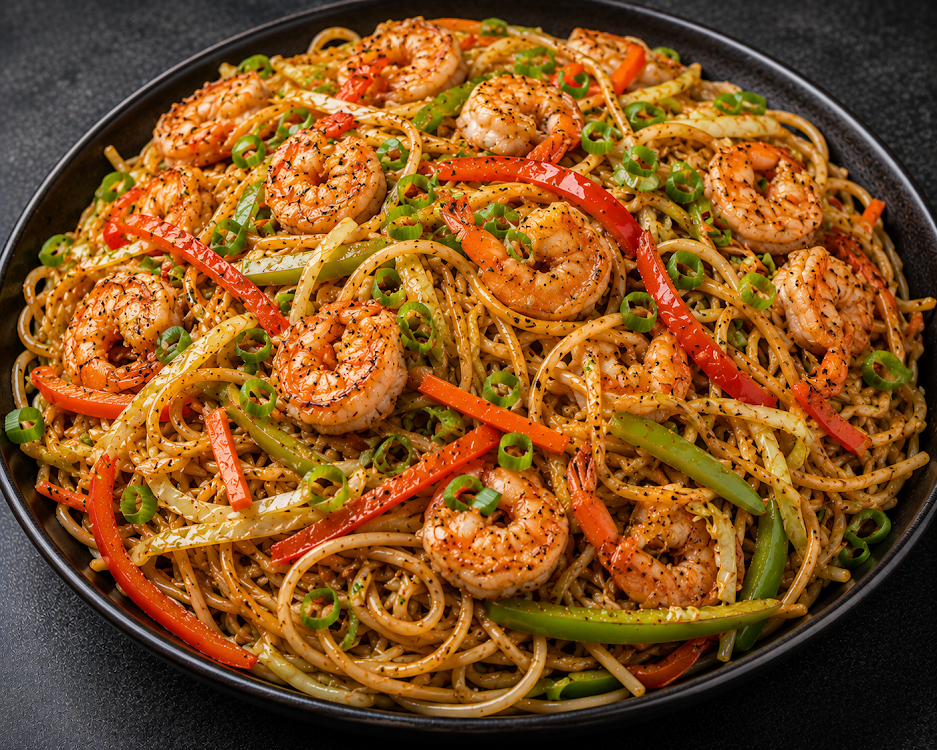 Shrimp Hakka Noodles