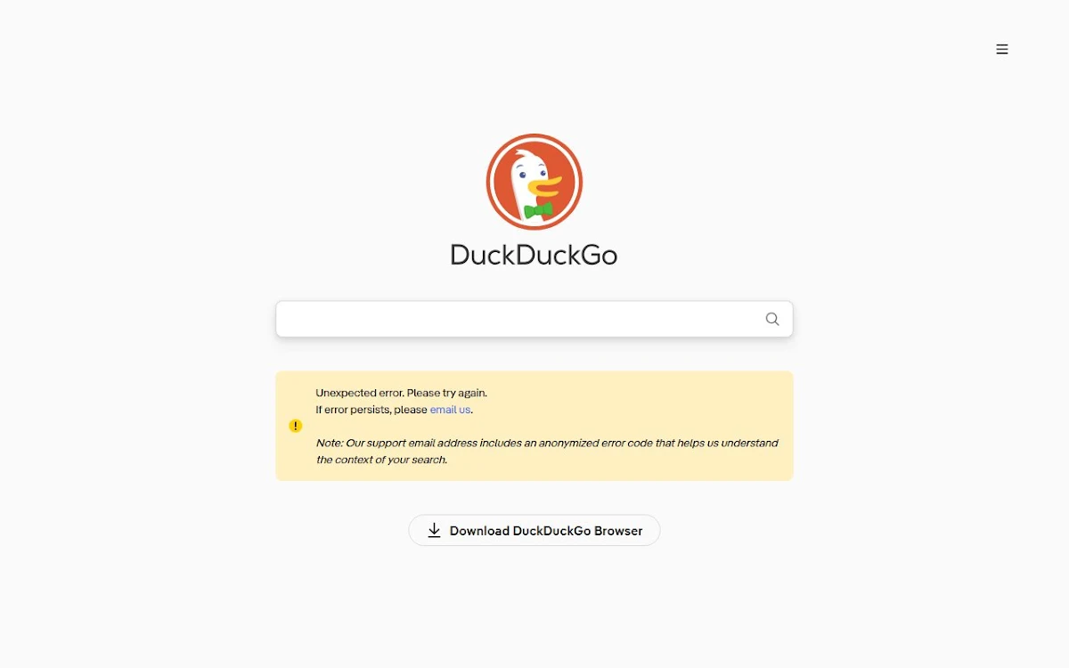 Captura de DuckDuckGo AI