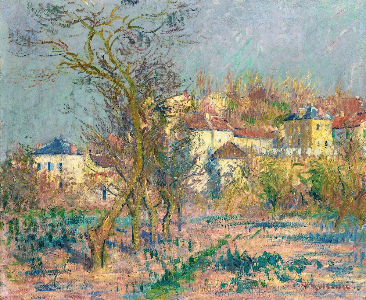 Lhermitage Pruniers En Fleurs 1920