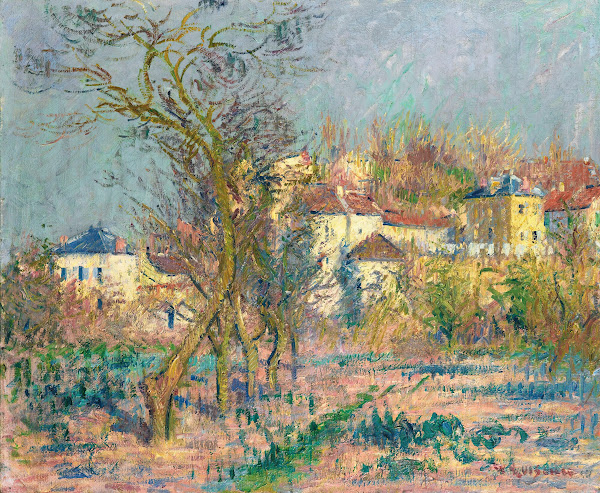 Lhermitage Pruniers En Fleurs 1920