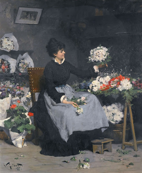 Lamarchande de fleurs 1877