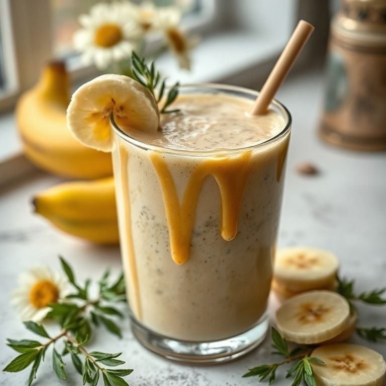 Creamy Banana Chamomile Tea Smoothie Recipe: Easy, Homemade & Refreshing Breakfast finished