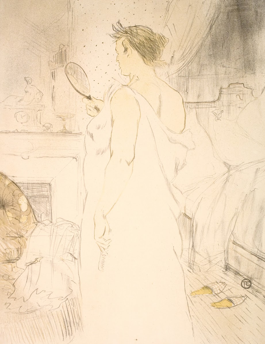 Femme á Glace la Glace á Main 1895   1896