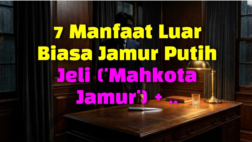 7 Manfaat Luar Biasa Jamur Putih Jeli (Mahkota Jamur) + Pengalaman Pribadiku!