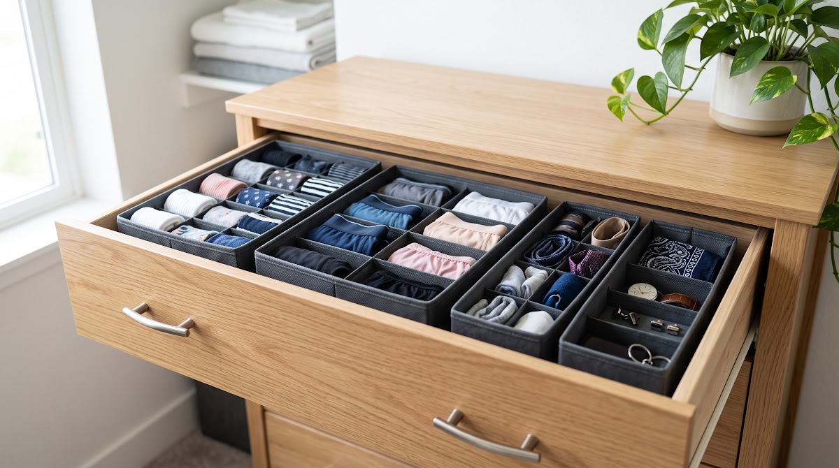 Best Sock Drawer Organizers for Dressers (2026) - BEST BUDGET — IN CONTEXT