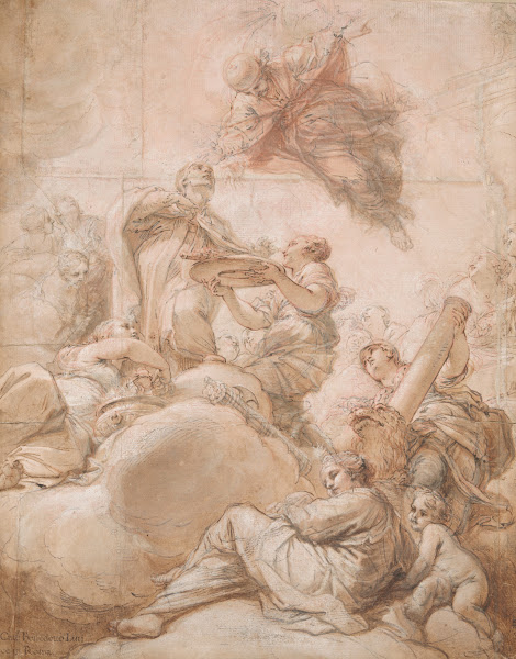 Allegory of the Elevation of Cardinal Deacon Oddone Colonna to the Papal Chair a