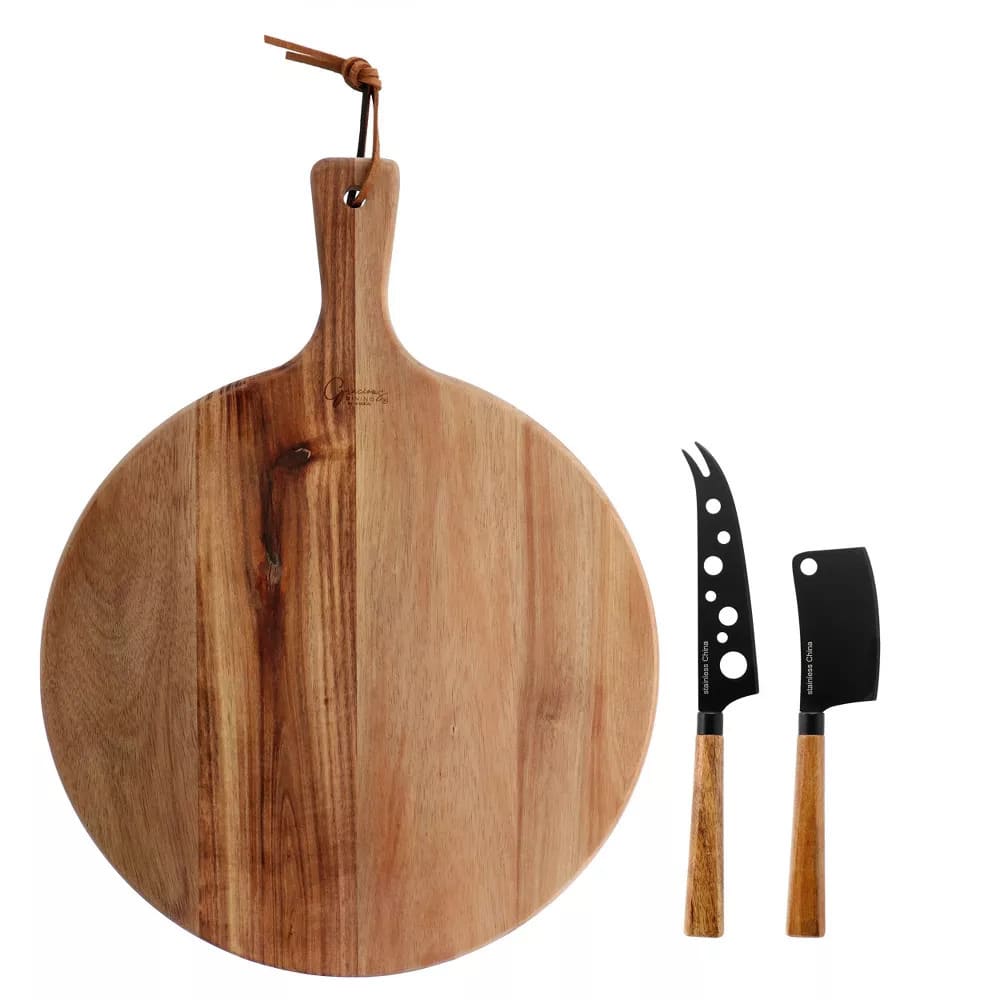 Set de tabla y cuchillos para queso Gibson Elite™ 3 piezas
