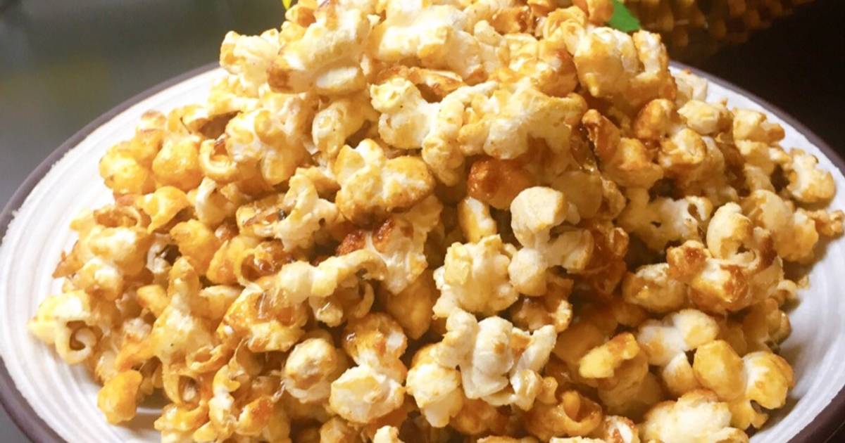 Popcorn..bắp rang bơ vị caramel,món ăn vặt của trẻ nhỏ