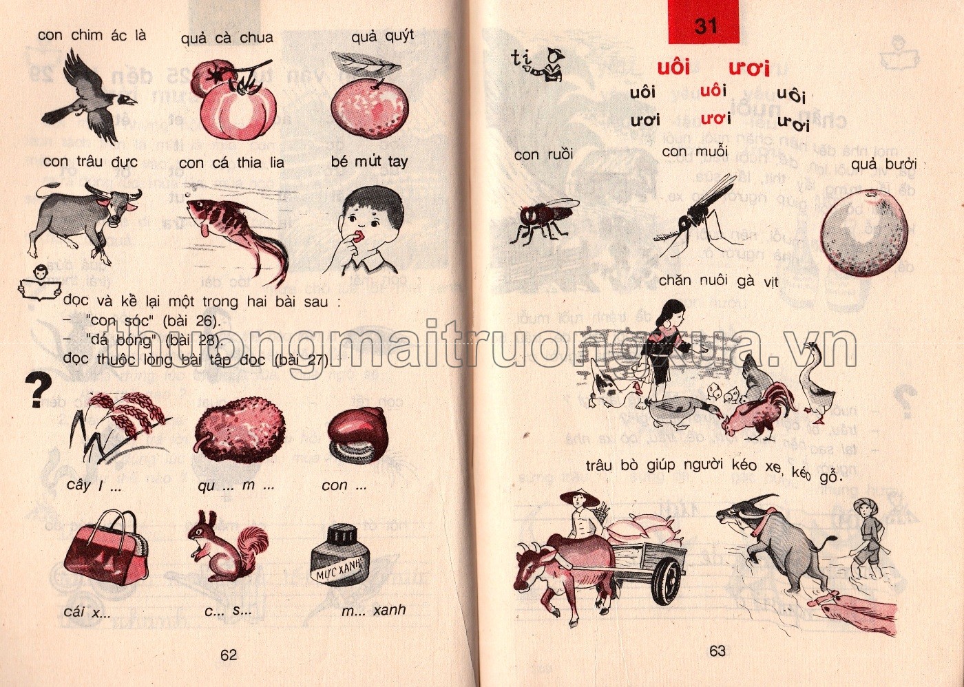 Tiếng Việt (sách học chữ dùng cho người lớn), tập 1 - 1992 - Trang 32