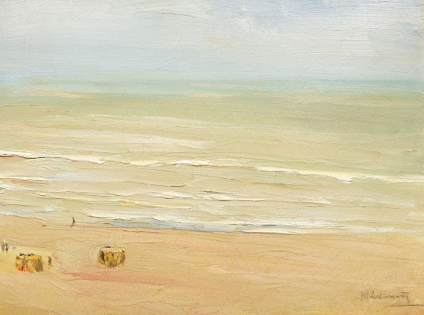 Strand und Meer in Zandvoort  Brandungswellen 1899