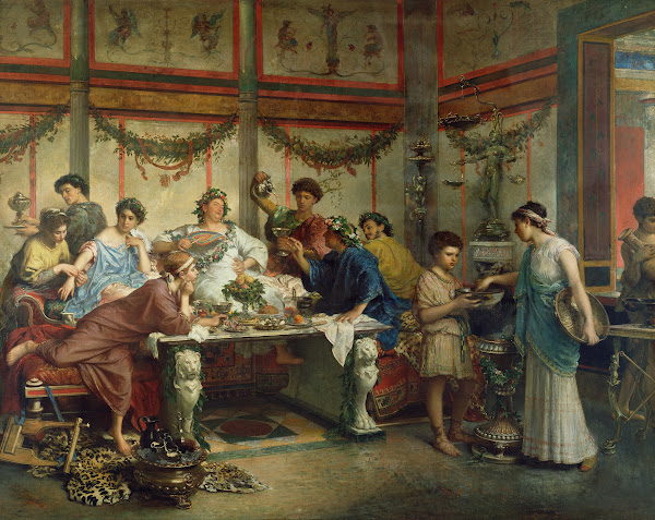 A Roman Feast late 19th century