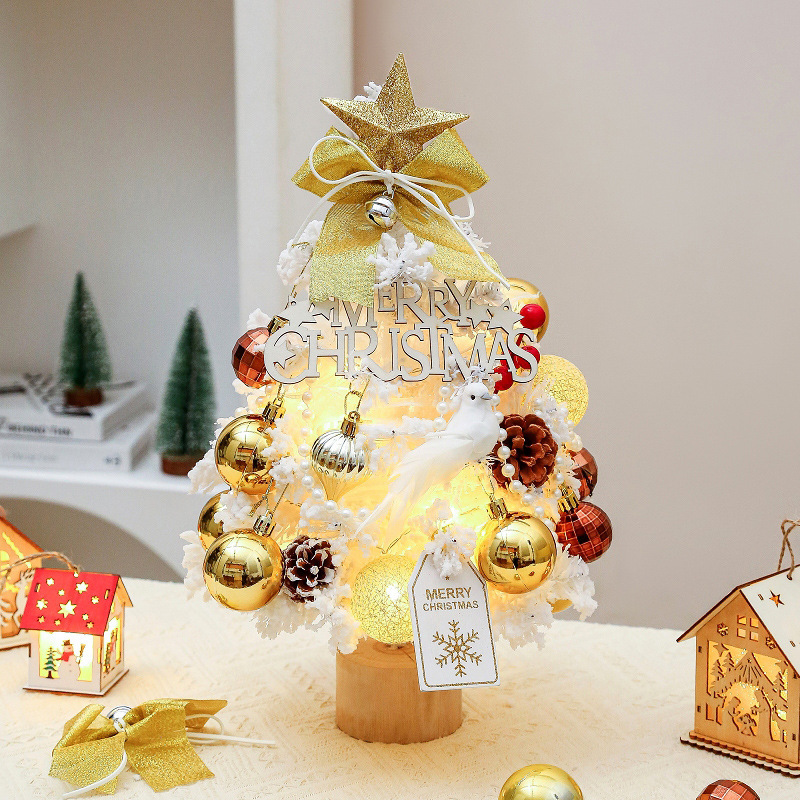 Mini-Weihnachtsbaum mit Beflockung, verschiedene Größen