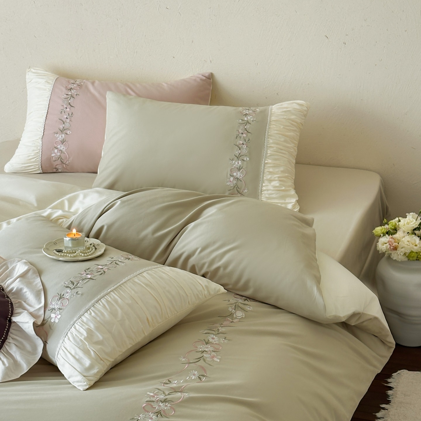 Long-Staple Cotton Bedding, 4-Piece, Autumn/Winter