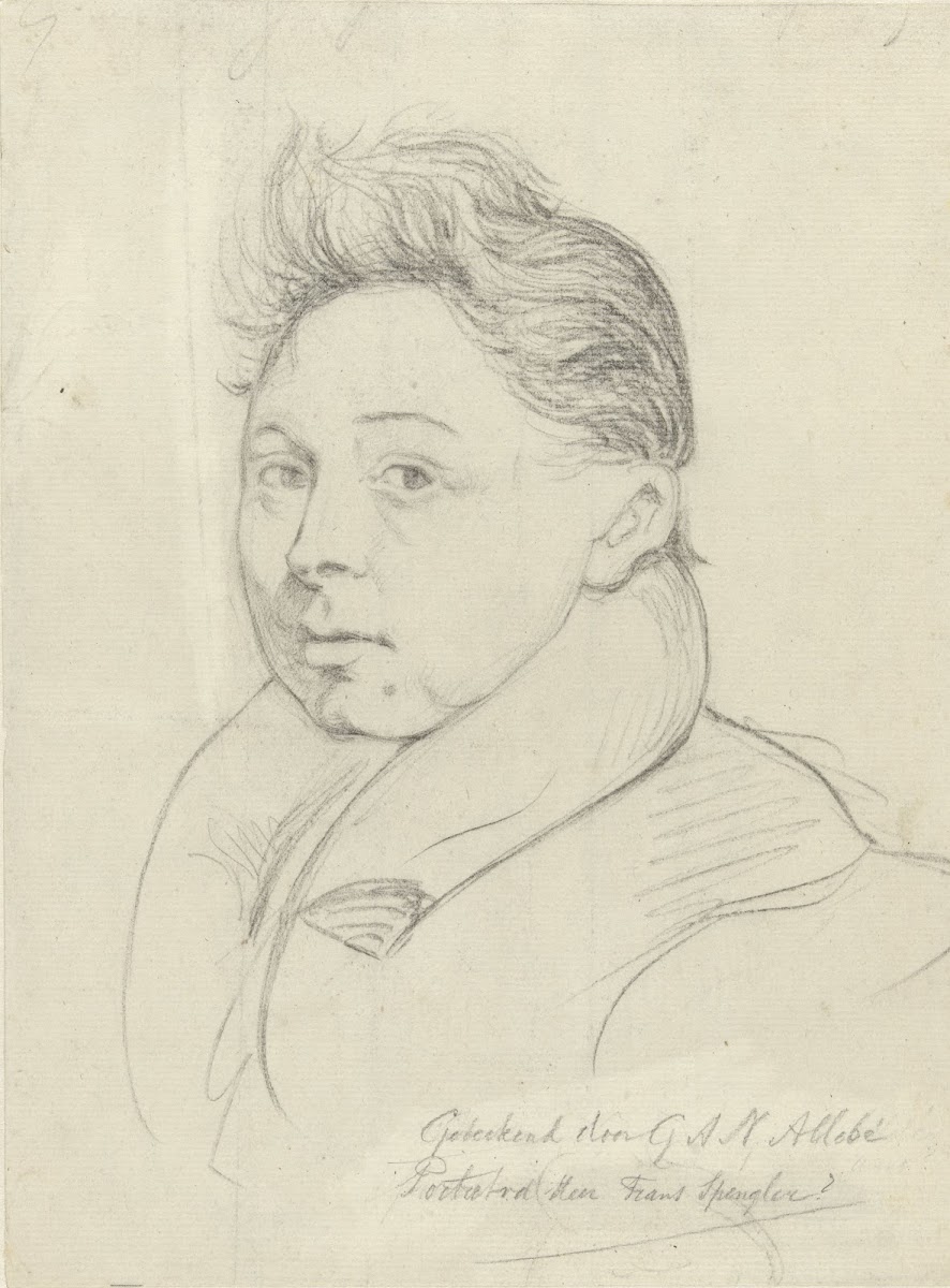 Portret van de heer Frans Spengler 1848   1927