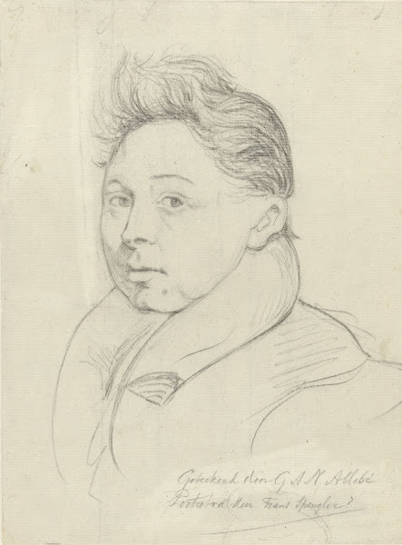 Portret van de heer Frans Spengler 1848   1927
