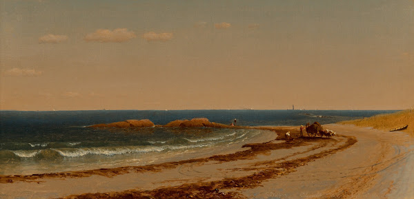 The Beach at Cohasset 1864