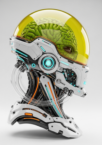 Alien Cyborg Head Profile