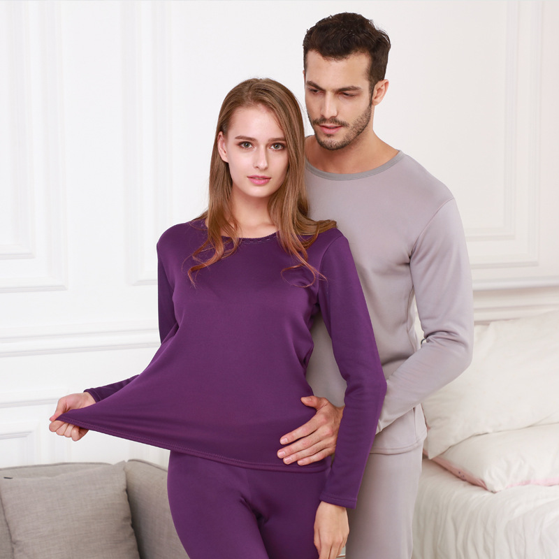 Thermal underwear set for women and men, softly padded