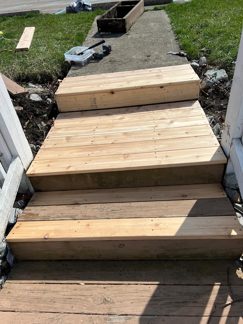 Intracoastal at Geist, completed dock surfaces