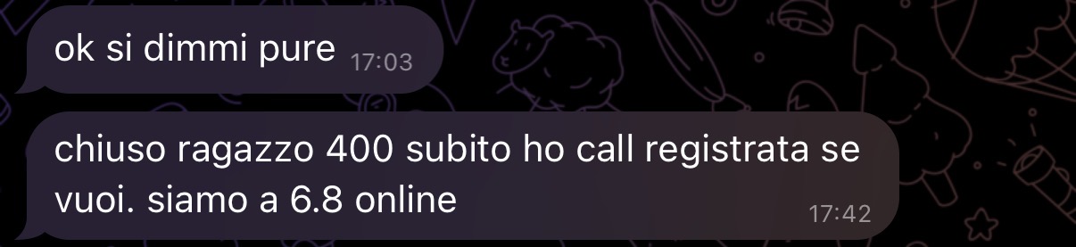 Risultato cliente 18