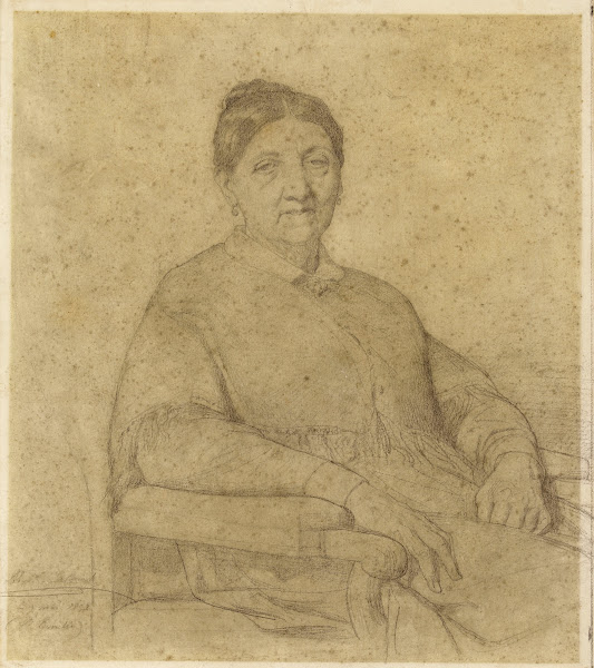 Portrait de Mme Paccini mère de Me Paton 1852