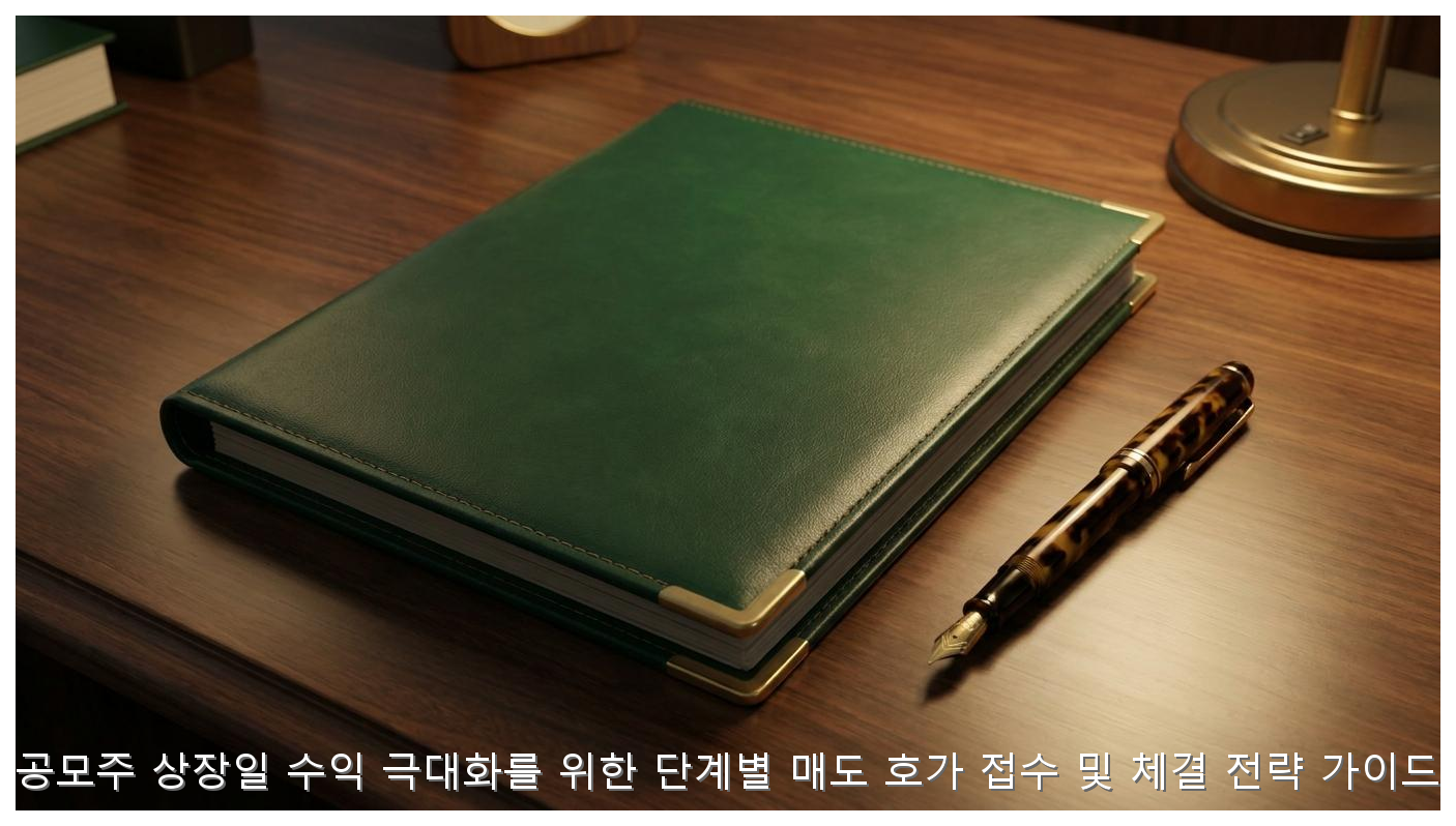 공모주 상장일 수익 극대화를 위한 단계별 매도 호가 접수 및 체결 전략 가이드 핵심 안내 및 분석 인포그래픽 (5)