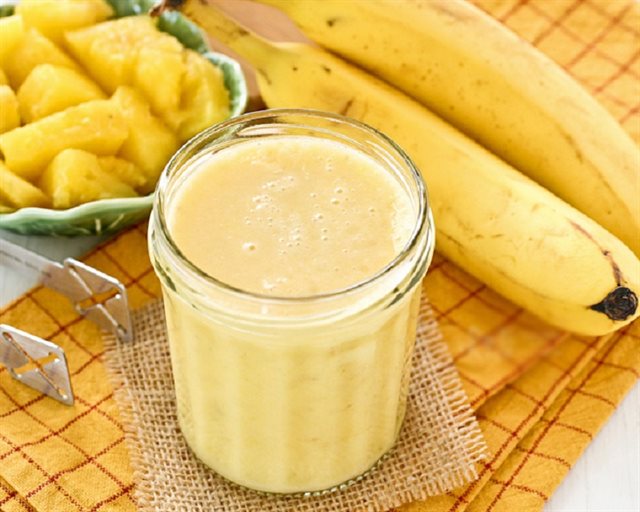 Sinh Tố Chuối Xoài Mát Lạnh