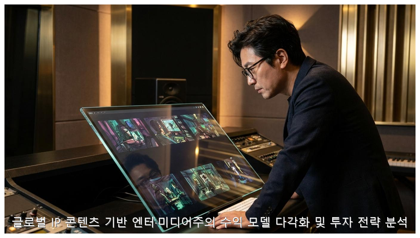 글로벌 IP 콘텐츠 기반 엔터·미디어주의 수익 모델 다각화 및 투자 전략 분석 핵심 안내 및 분석 인포그래픽 (3)