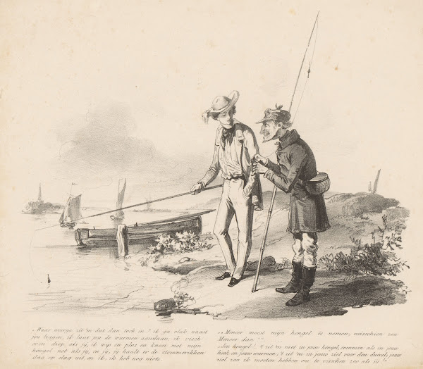 Vissende jongeman en oude man 1832   1897