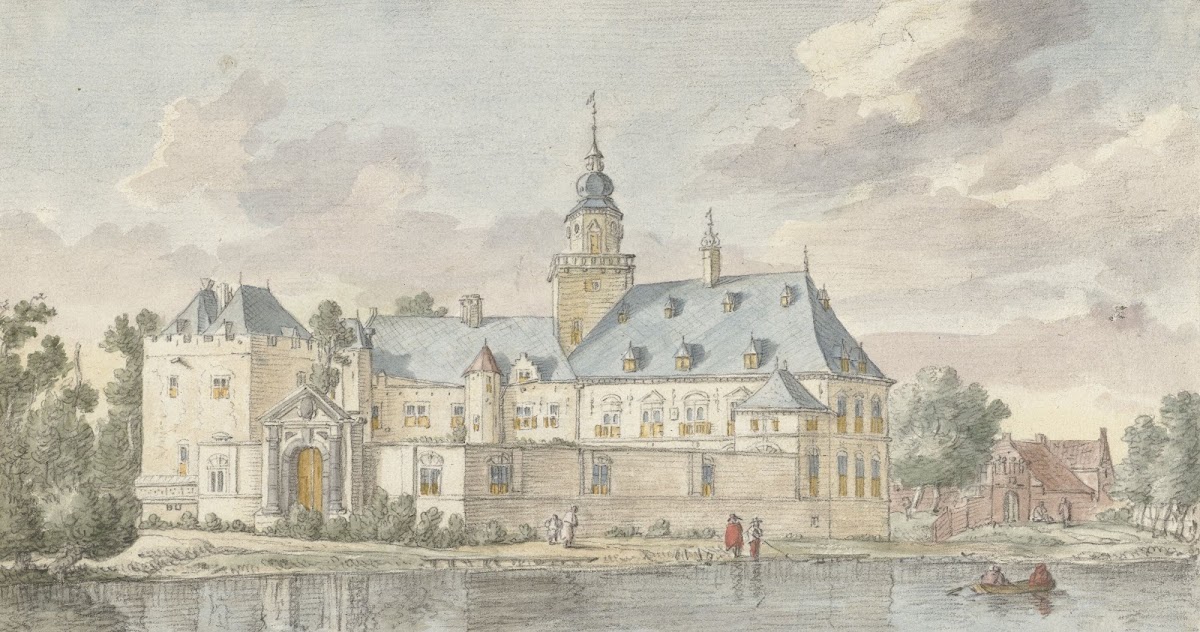 Gezicht op kasteel Nijenrode 1653