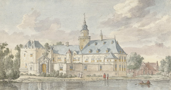 Gezicht op kasteel Nijenrode 1653