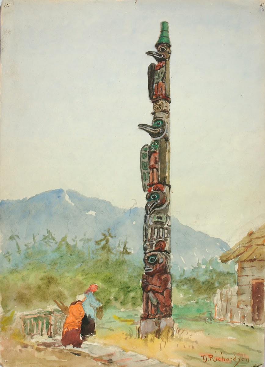 The Raven Totem Pole ca 1880 1914