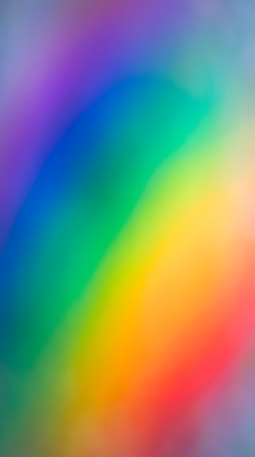 Abstract Vibrant Rainbow Spectrum Blur Gradient - Free mobile Wallpaper