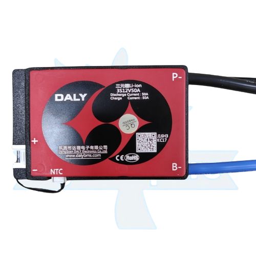 NMC 3S 50A SAME PORT W/P DALY BMS (+GST 28%)
