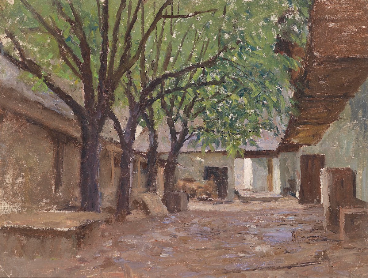 Bauernhäuser bei Klagenfurt 1905