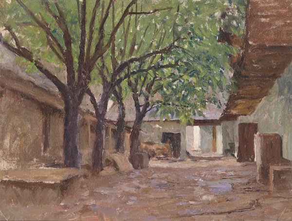 Bauernhäuser bei Klagenfurt 1905